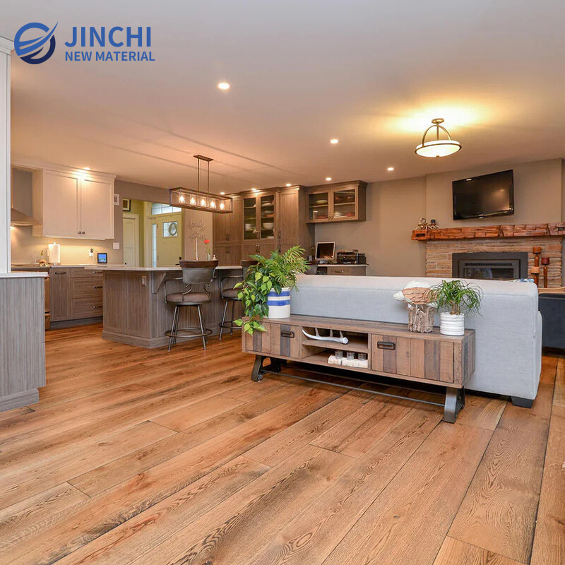 Wide Plank Oak Solid Wood Flooring (Natural)