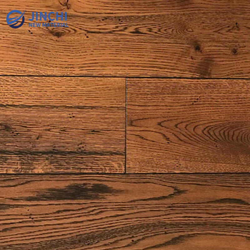 Wide Plank Oak Solid Wood Flooring (Walnut)