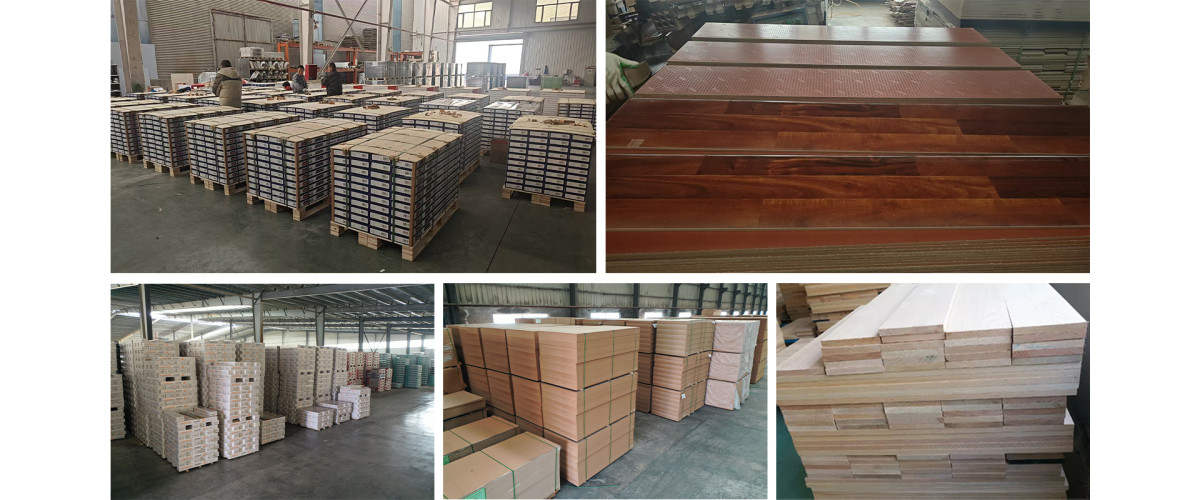 实木地板产品仓库