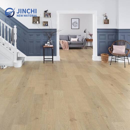 Pumpkin-colored PVC luxury vinyl flooring