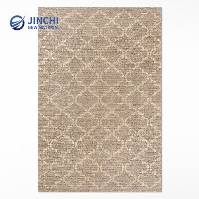 Moroccan pattern vinyl rug