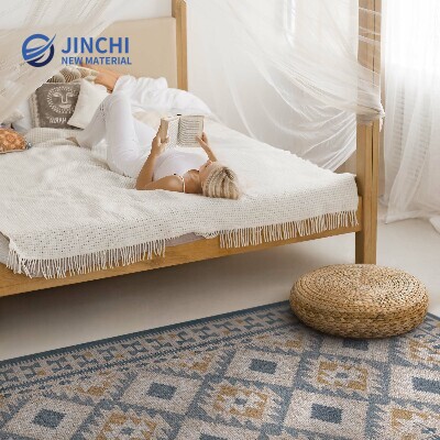 Vintage Style Vinyl Rug