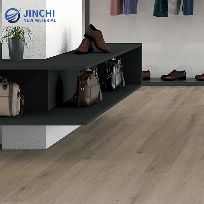 Dark gray waterproof PVC laminate flooring