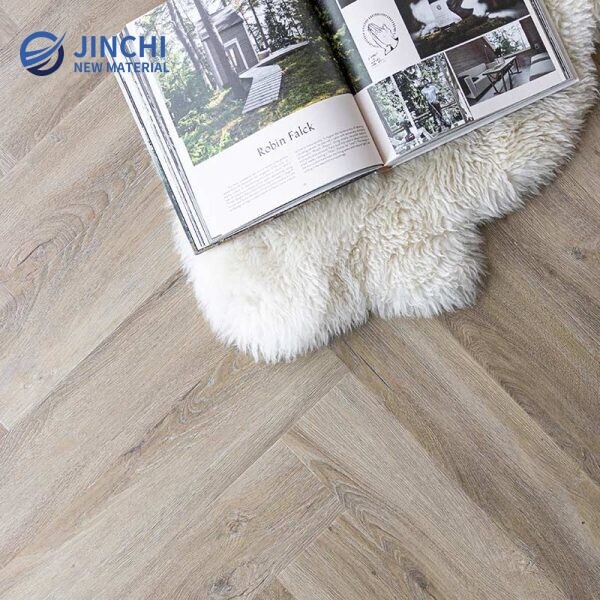 Linen Herringbone Oak LVT Flooring