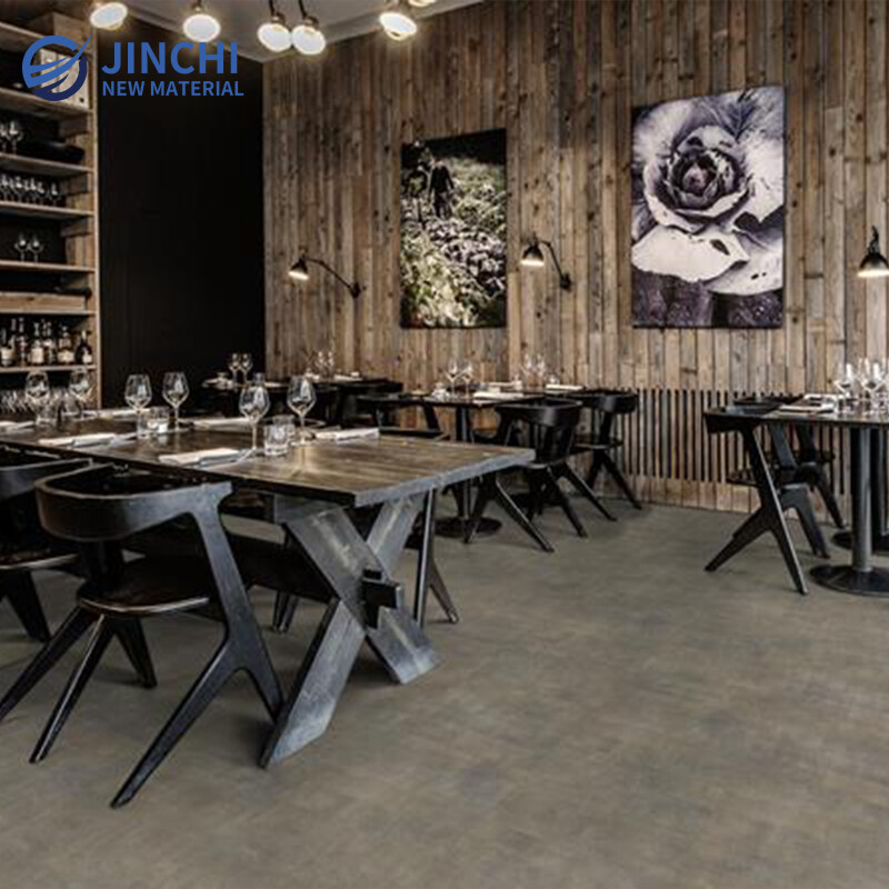 Wear-resistant dry-back tile LVT