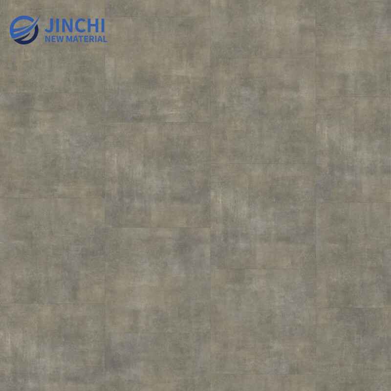 Wear-resistant dry-back tile LVT