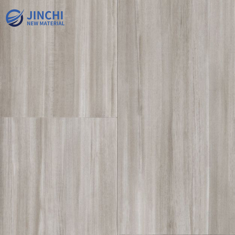 Low-gloss tan dry-back LVT tile
