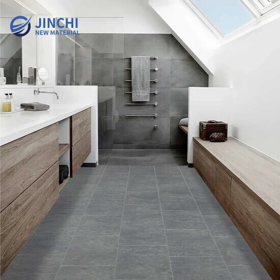 SPC Grey Tile Floor