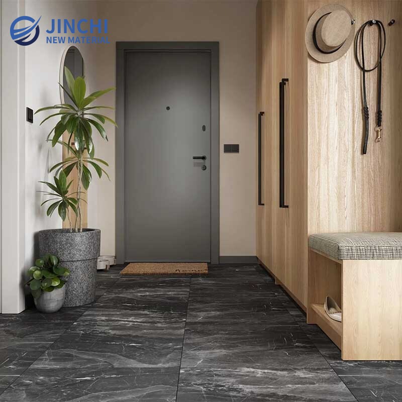 Dark Stone Tile SPC Flooring
