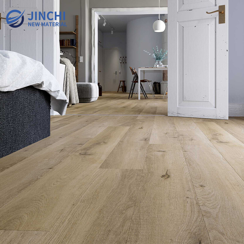 Light Brown Wood-look SPC Flooring