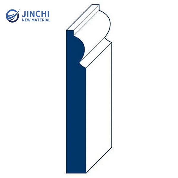 Moisture-Resistant Primed Round Skirting Board