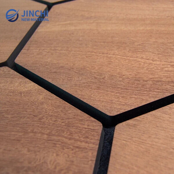 Smoked Oak Hexagon Panel