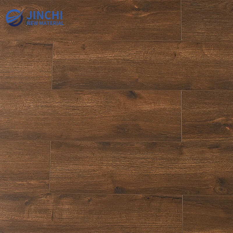 Dark Brown Matte SPC Flooring