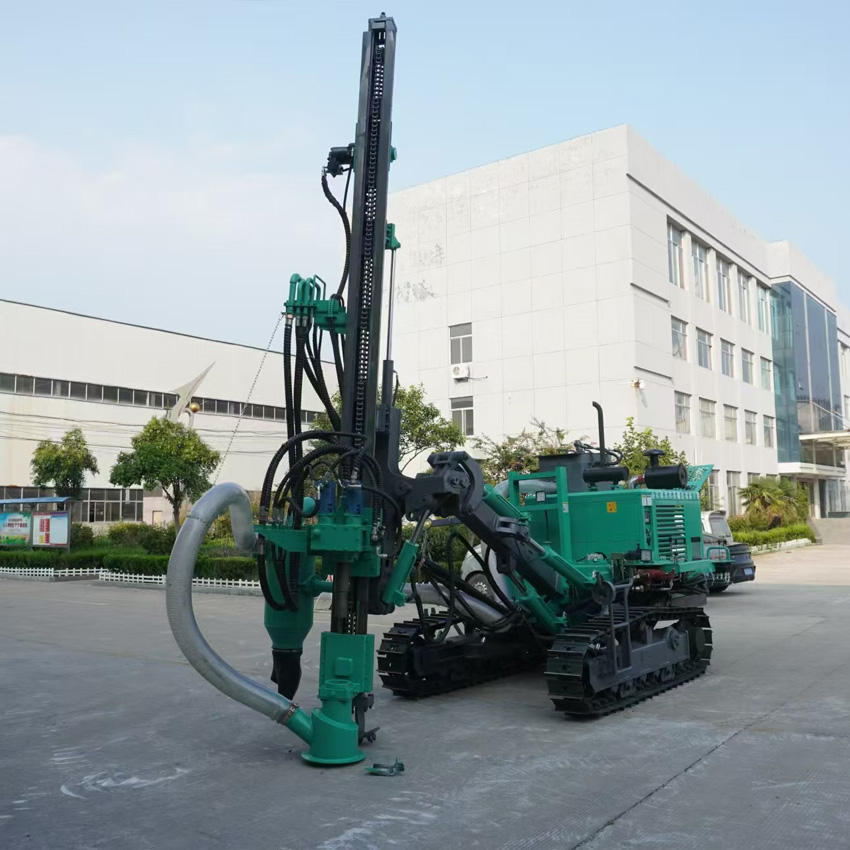 JL590-3Crawler-mounted DTH drilling rig