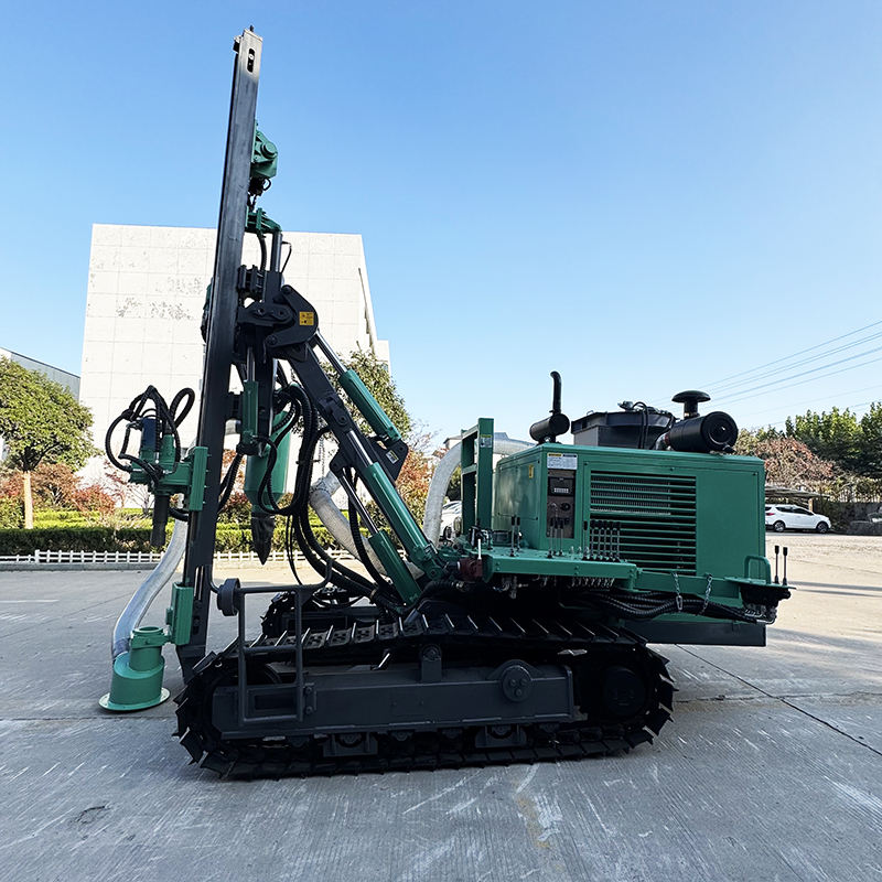 JL590-3Crawler-mounted DTH drilling rig