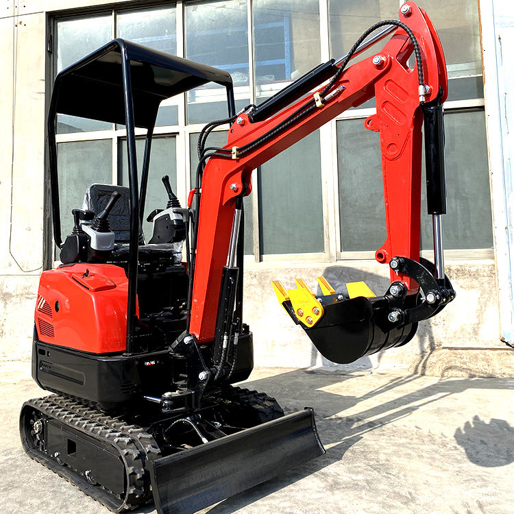 Mini Excavator with Side Swing Multi-functional Agricultural Crawler 12 Mini Excavator