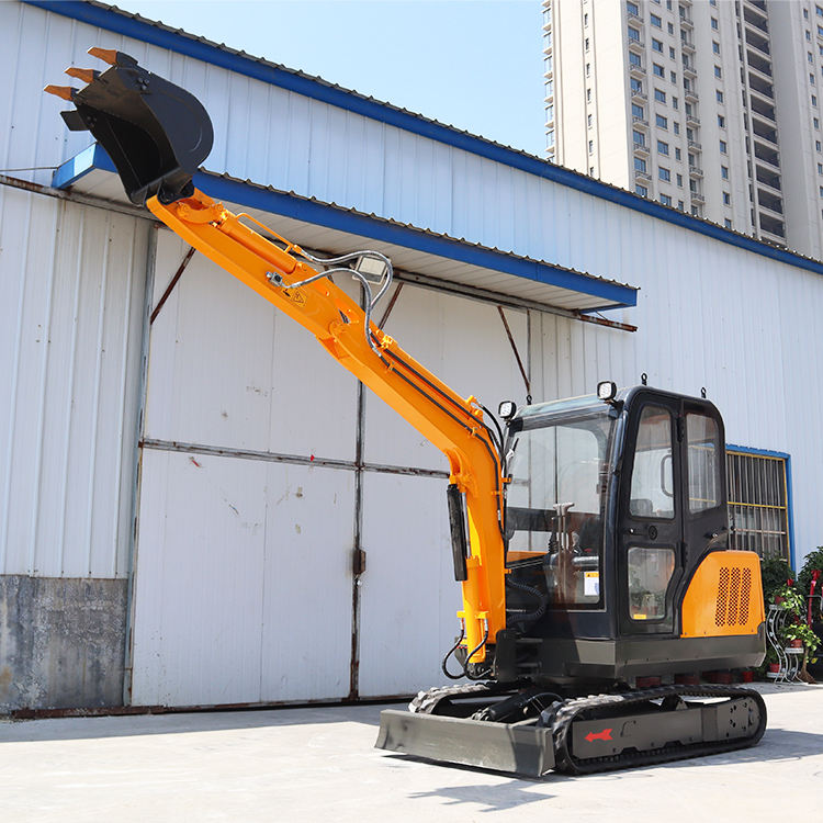 China Excavator Professional Manufacturer 2.5ton Small Bagger Crawler Mini Digger Customized 3ton Small Mini Excavator with Cab