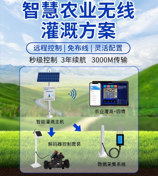自动灌溉设备智慧农业水肥一体机大棚农田土壤监测控制物联网系统