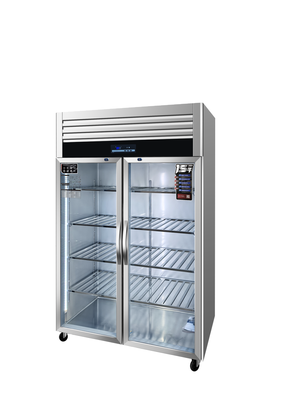 A+ model double-door display cabinet