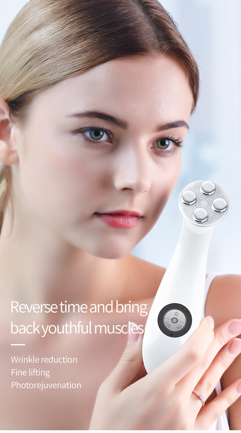 EMS RF LED SPA Facial Massage Lifted and Tightened Anti Aging Facial Beauty Device