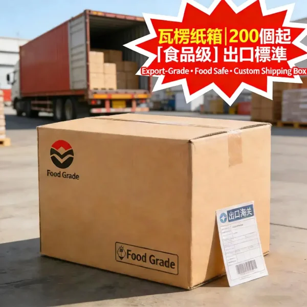 瓦楞紙盒印刷｜定製包裝箱｜食品級可選｜200個起｜支持出口標準