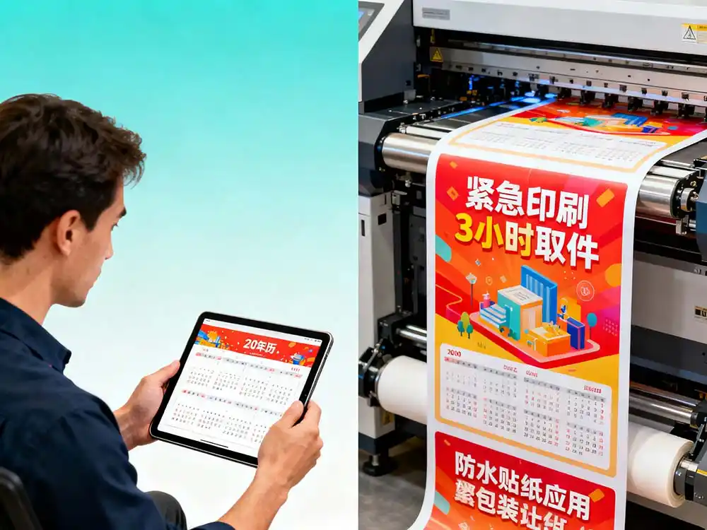 緊急年曆明天要用怎麼辦？數碼印刷3小時取件救急方案公開