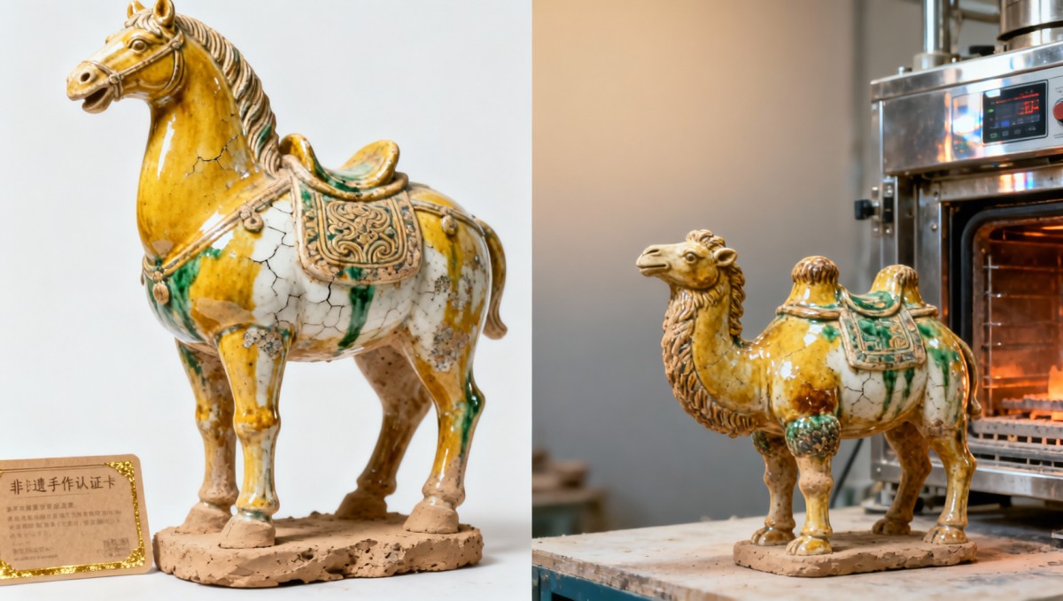 洛阳唐三彩制作工作坊，半天课程能带走自己烧制的成品吗？