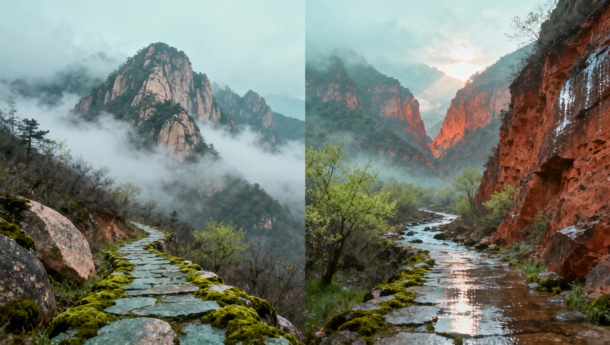 三月踏青季的河南山地冒险旅行路线，比想象中更依赖当地向导的实时天气判断