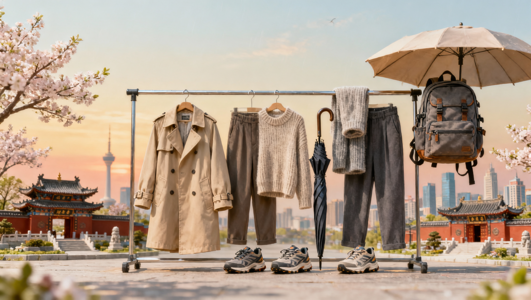 4월 정저우 날씨에 외출 시 무엇을 입는 것이 적합할까