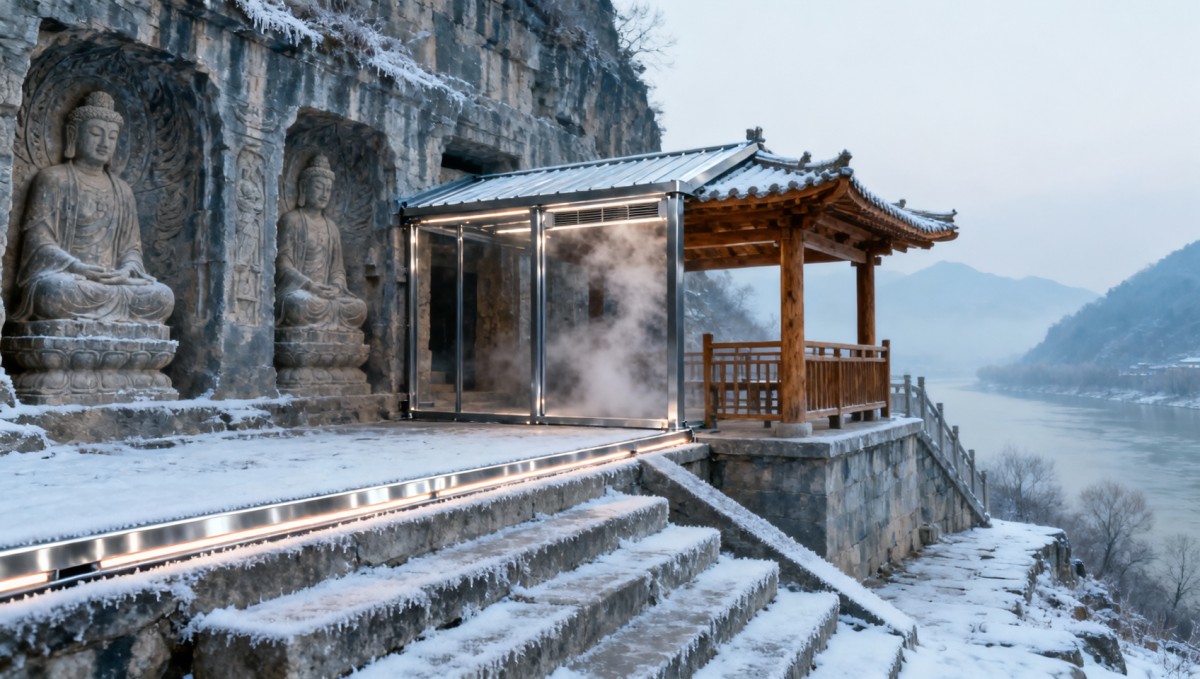 冬季之旅去洛阳值不值？零下5℃逛龙门石窟，保暖动线和室内衔接实测