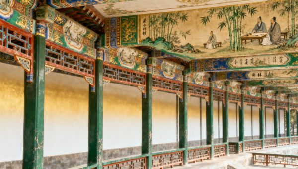 頤和園長廊彩繪看什麼？不同段落題材分布與導覽重點標註圖