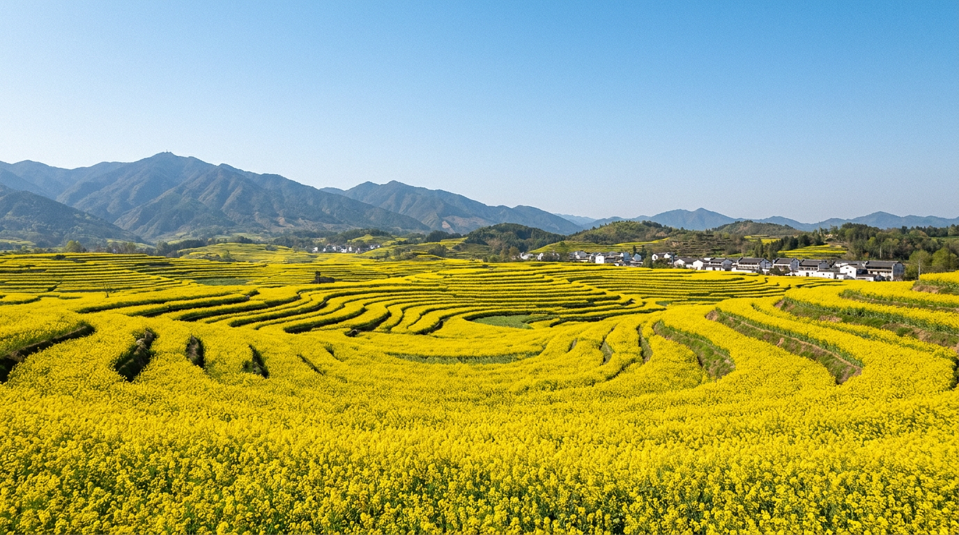 漢中油菜花海入選‘一帶一路’生態旅遊推薦名錄