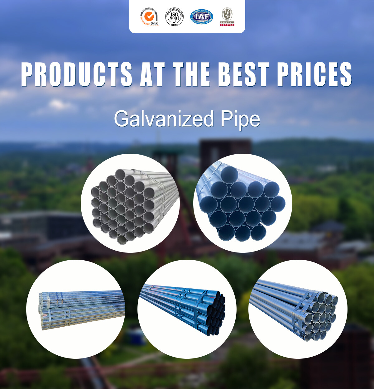 1760940017838776987292667904.jpg 48mm  60mm  40mm Galvanized Round Scaffold Steel Pipe 3.2mm Diameter 6m Length ERW GI Tube