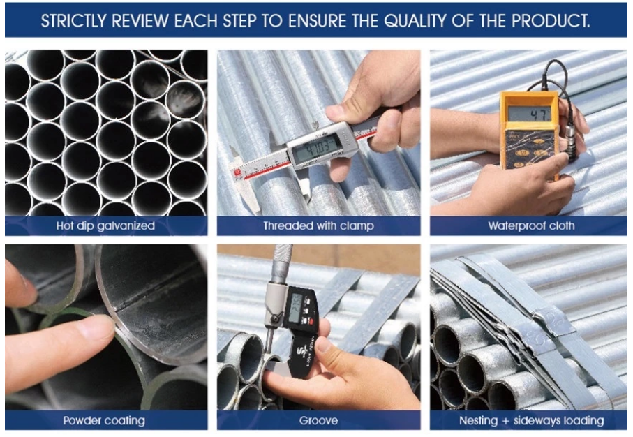 1760940088838777284530409472.png 48mm  60mm  40mm Galvanized Round Scaffold Steel Pipe 3.2mm Diameter 6m Length ERW GI Tube