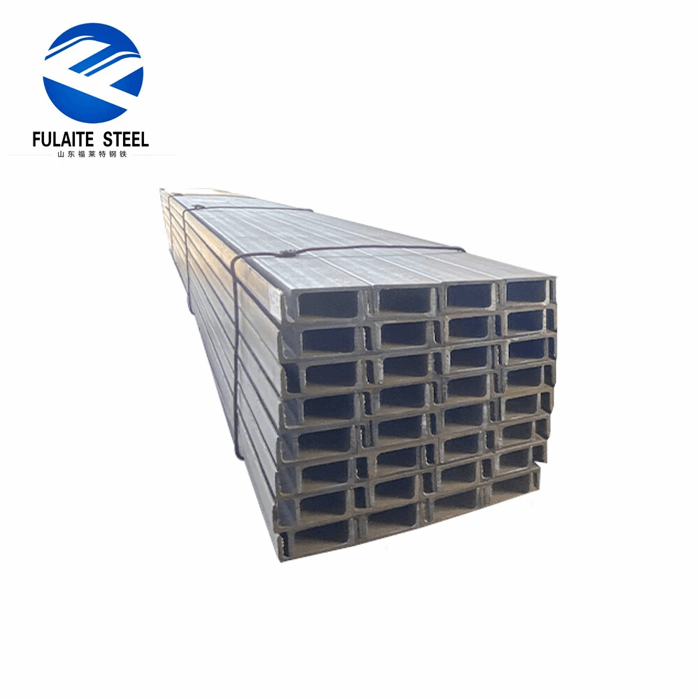 Hot Sale Carbon Steel U Channel 6m 9m 12m Customized Size Mild Steel C Channel Profile Structural Metal