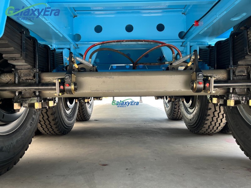 Transporte de 120 toneladas con remolque de plataforma baja