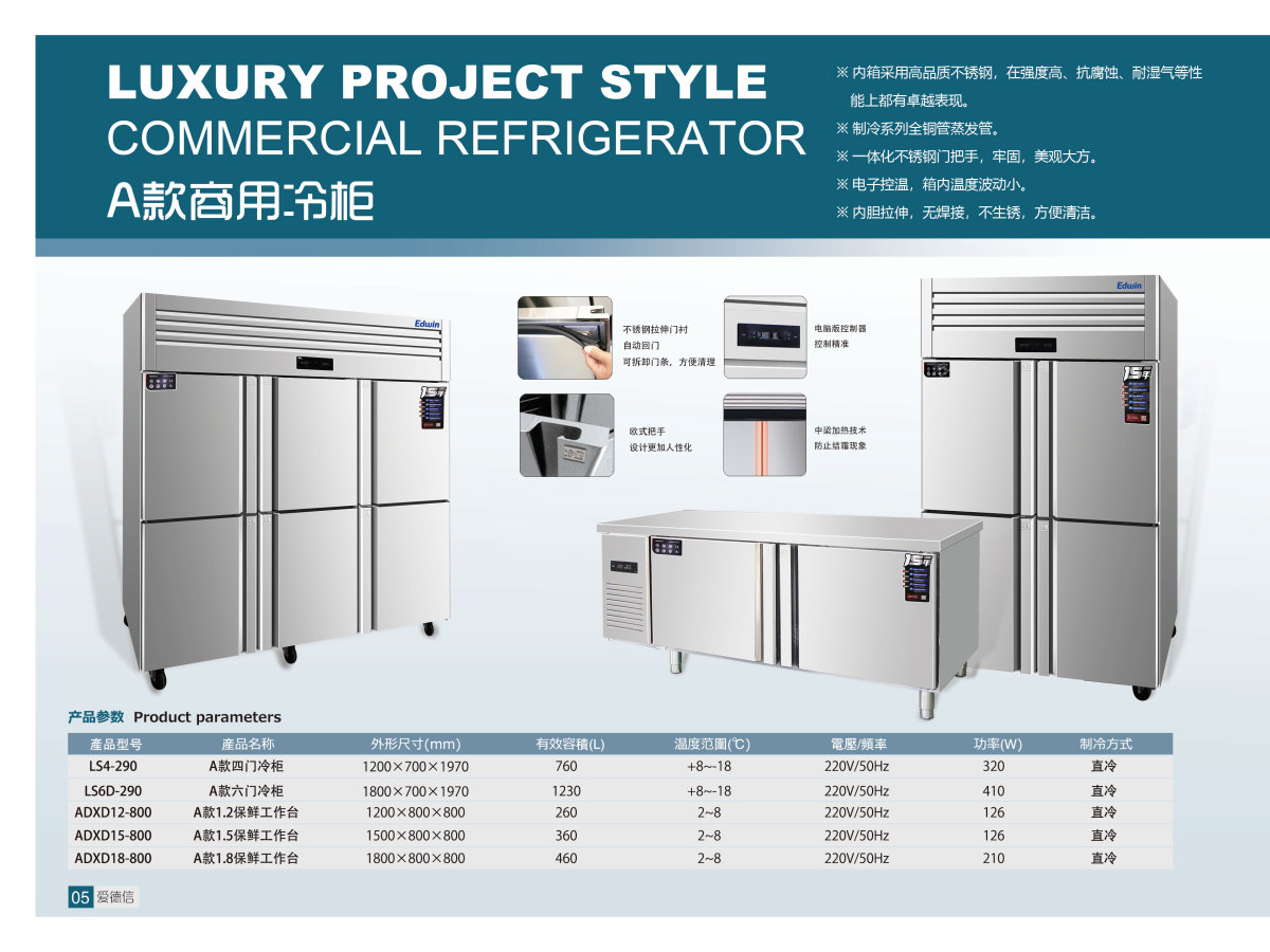 A款商用冷柜+展示柜_01