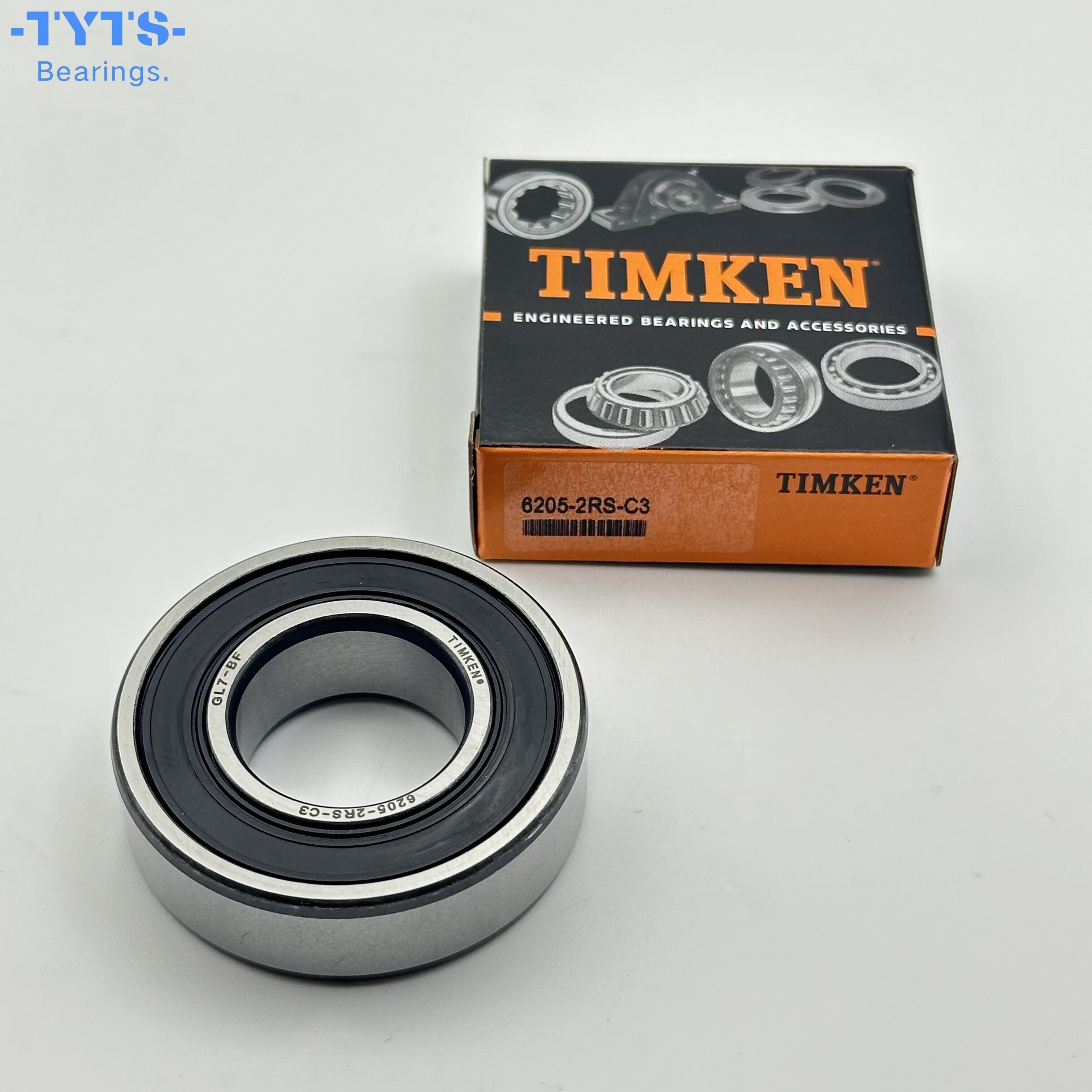 TIMKEN 6205-2RS-C3 Шариковые подшипники с глубокими канавками