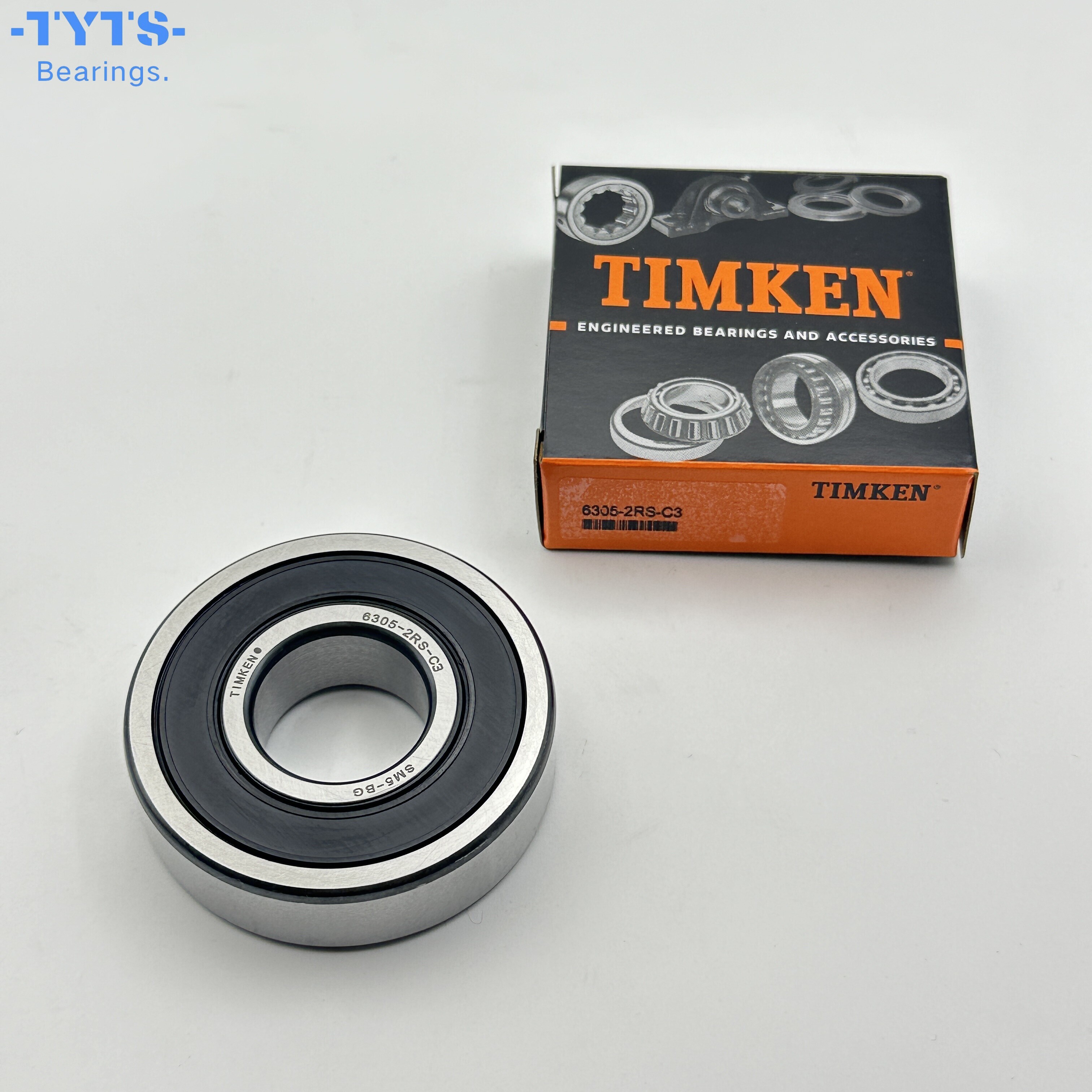 TIMKEN 6305-2RS-C3 Шариковые подшипники с глубокими канавками