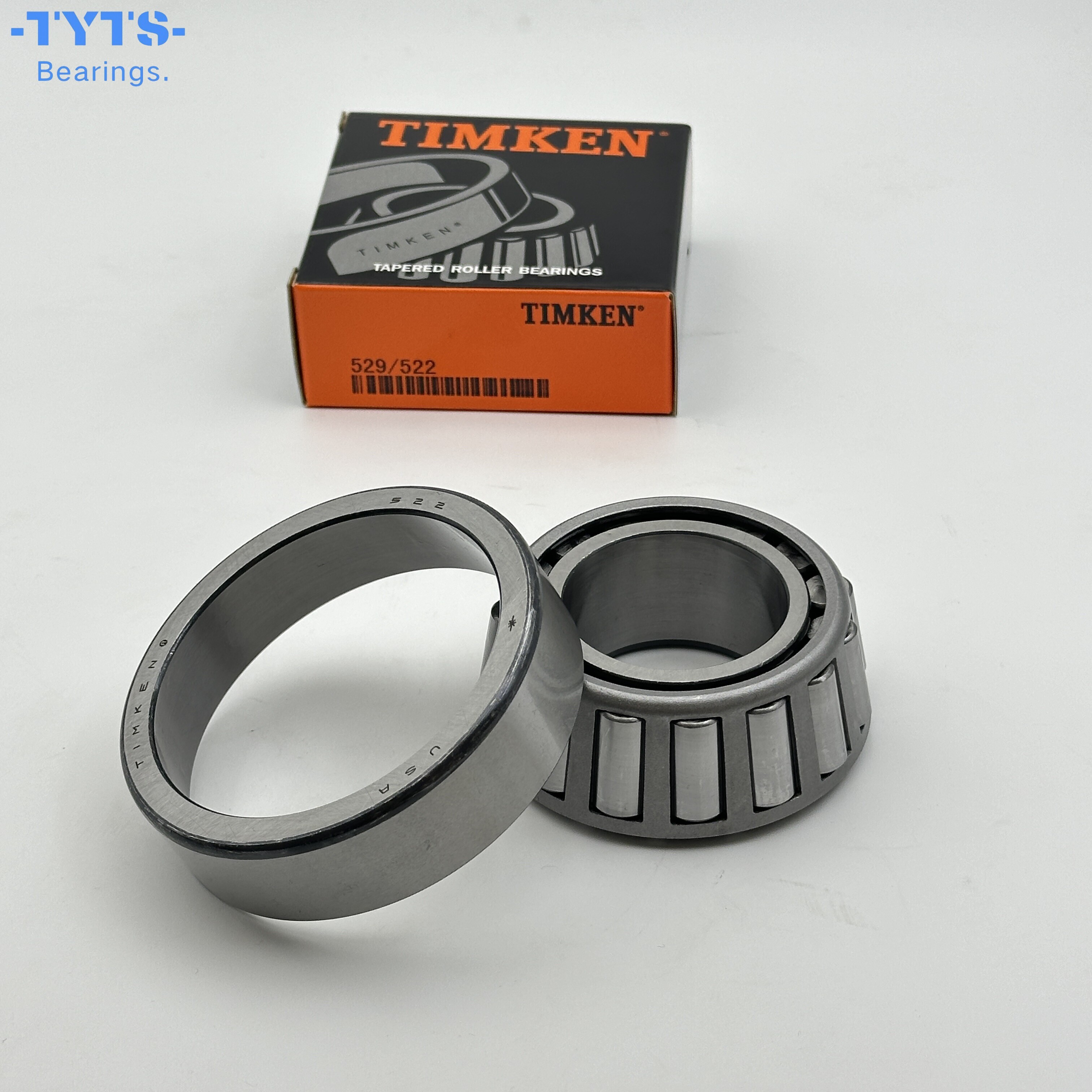 Оригинальные конические роликовые подшипники TIMKEN 529/522 дюйма, произведенные в США