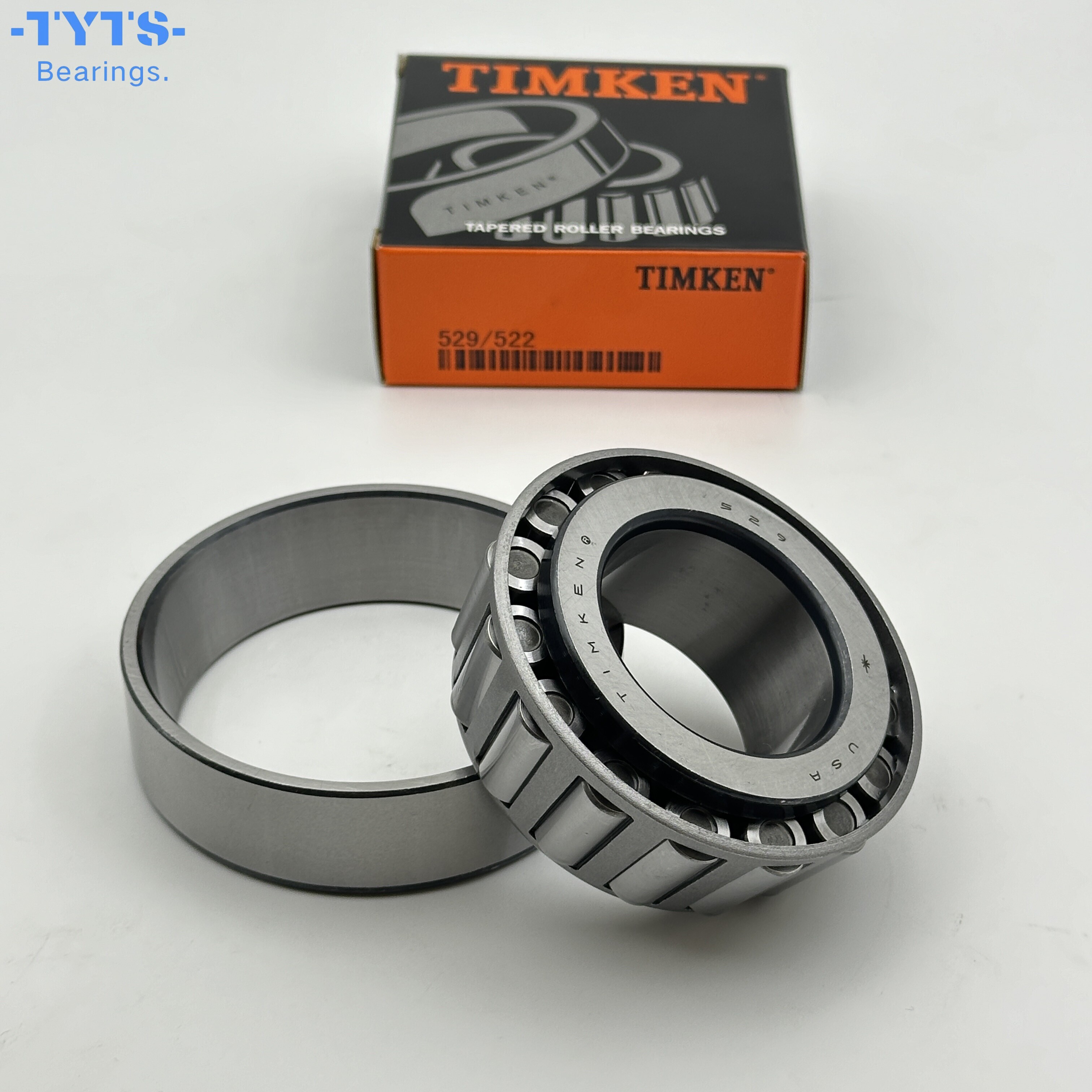 Оригинальные конические роликовые подшипники TIMKEN 529/522 дюйма, произведенные в США
