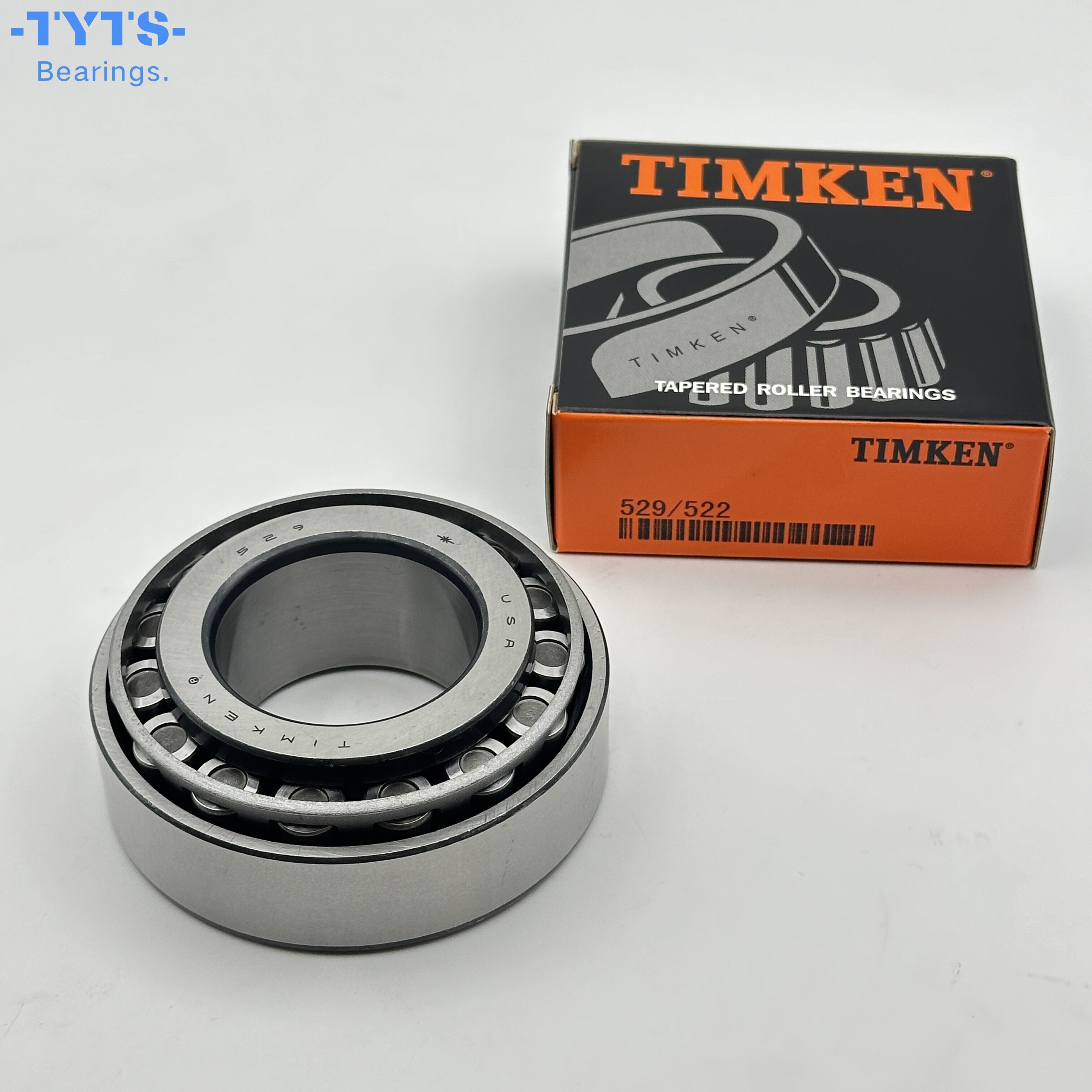 Оригинальные конические роликовые подшипники TIMKEN 529/522 дюйма, произведенные в США