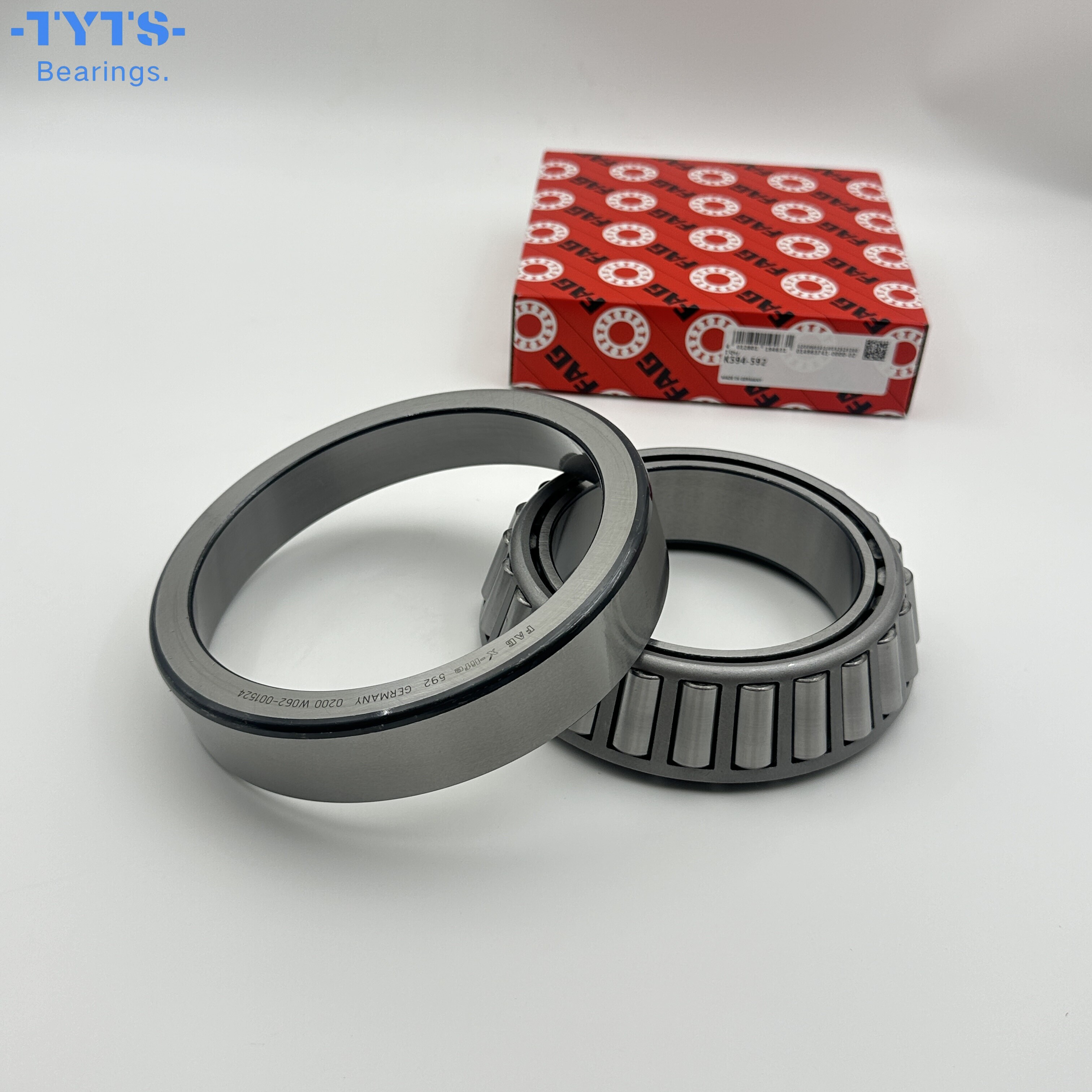 Оригинальный импорт из Германии K594-592 Британские стандартные конические роликовые подшипники FAG