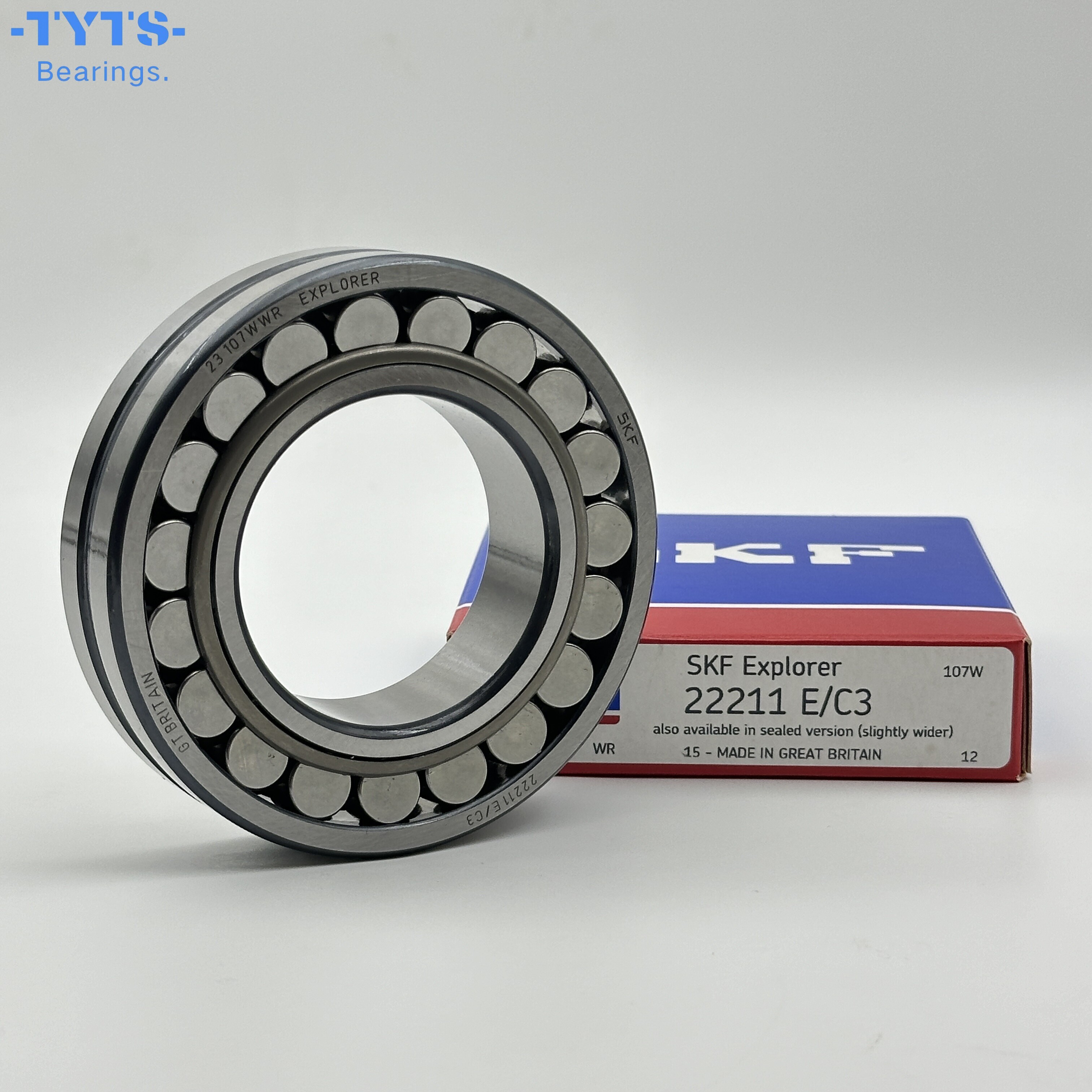 22211E/C3 самоустанавливающийся роликовый подшипник SKF ПРОИЗВЕДЕНО В ВЕЛИКОБРИТАНИИ