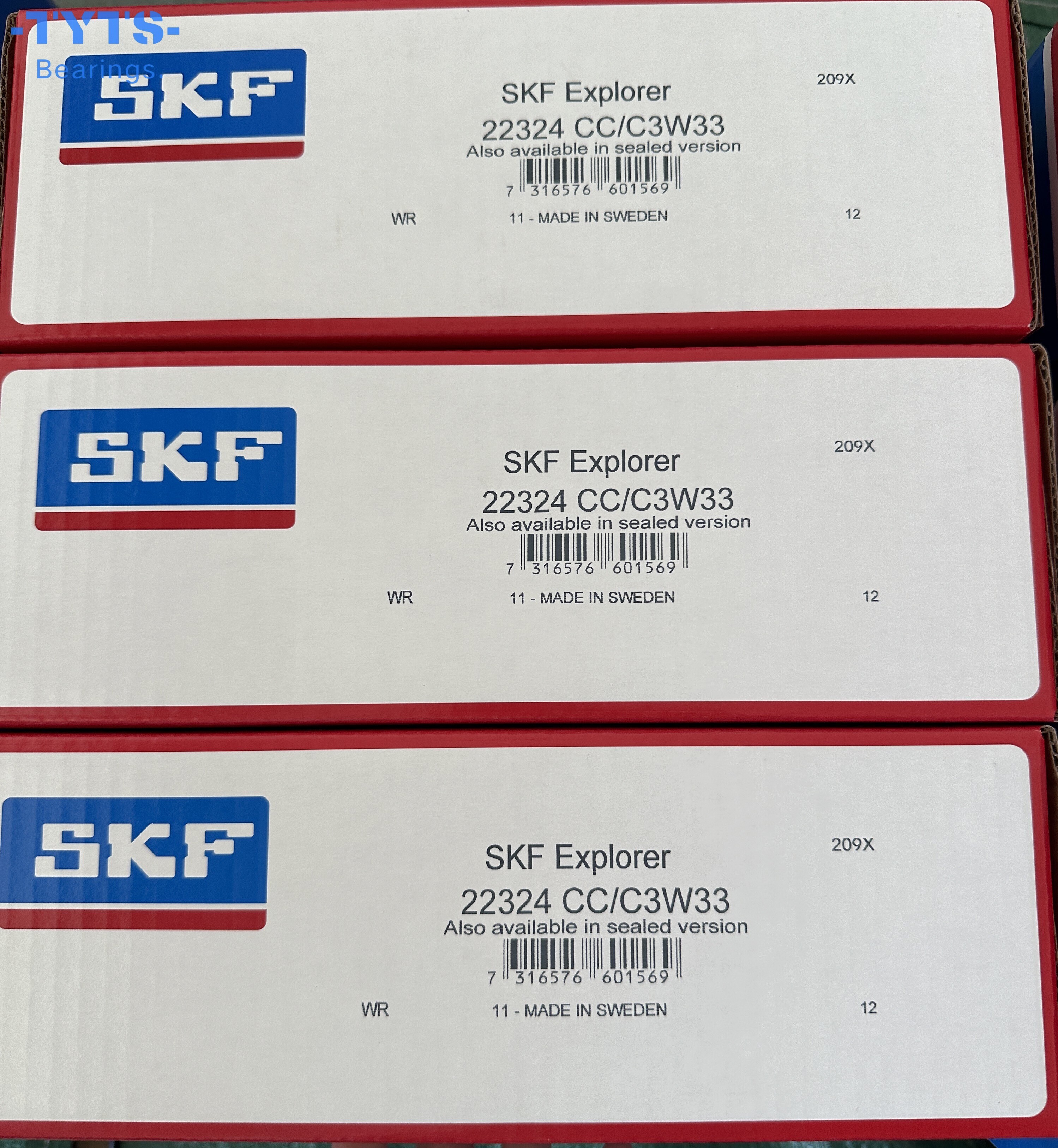 22324CC/C3W33    самоустанавливающийся роликовый подшипник SKF  Оригинальное высокое качество