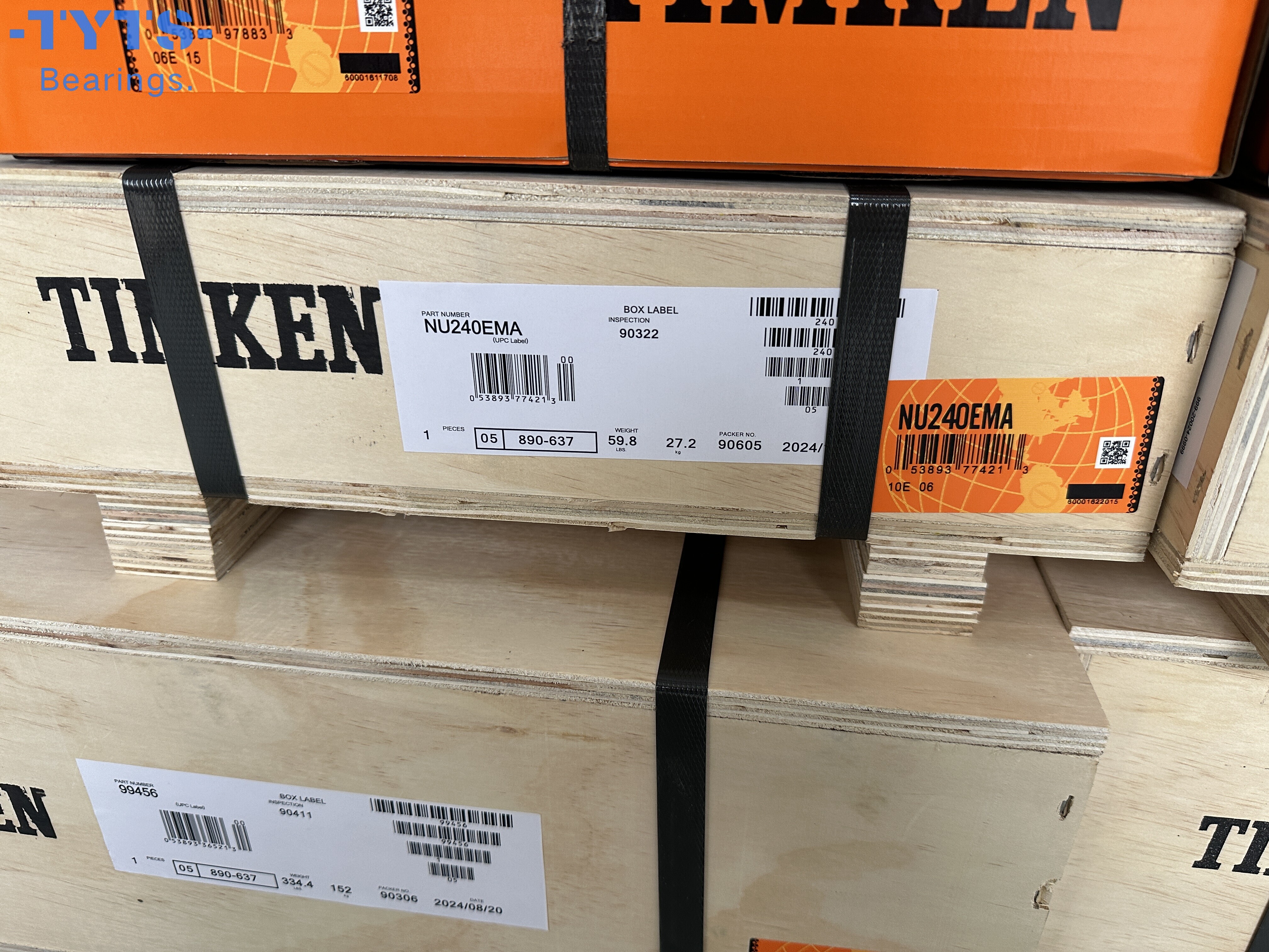 Цилиндрический роликоподшипник NU240EMA TIMKEN