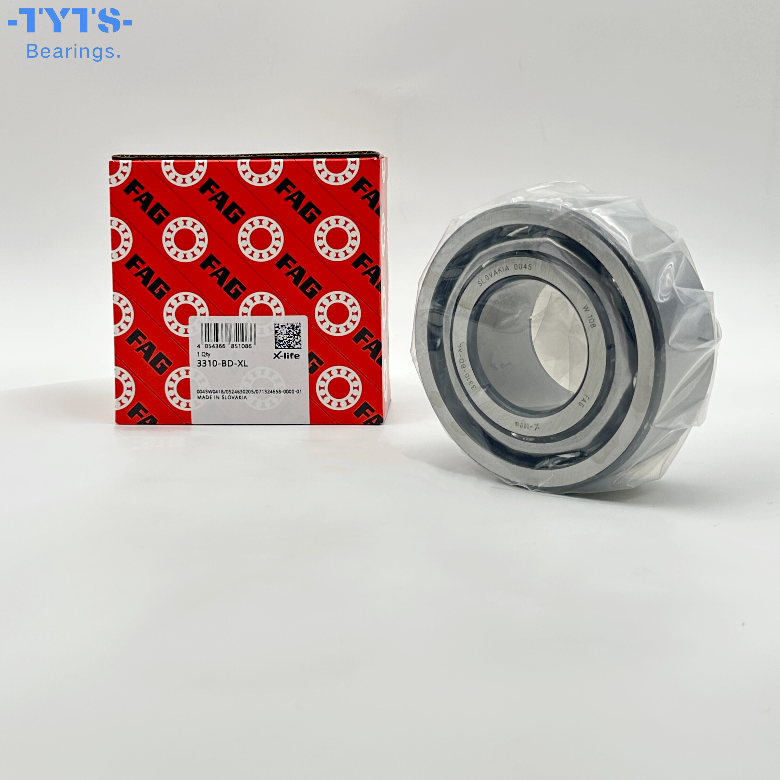 FAG Оригинальный высококачественный двухрядный радиально-упорный шарикоподшипник 3310-BD-XL