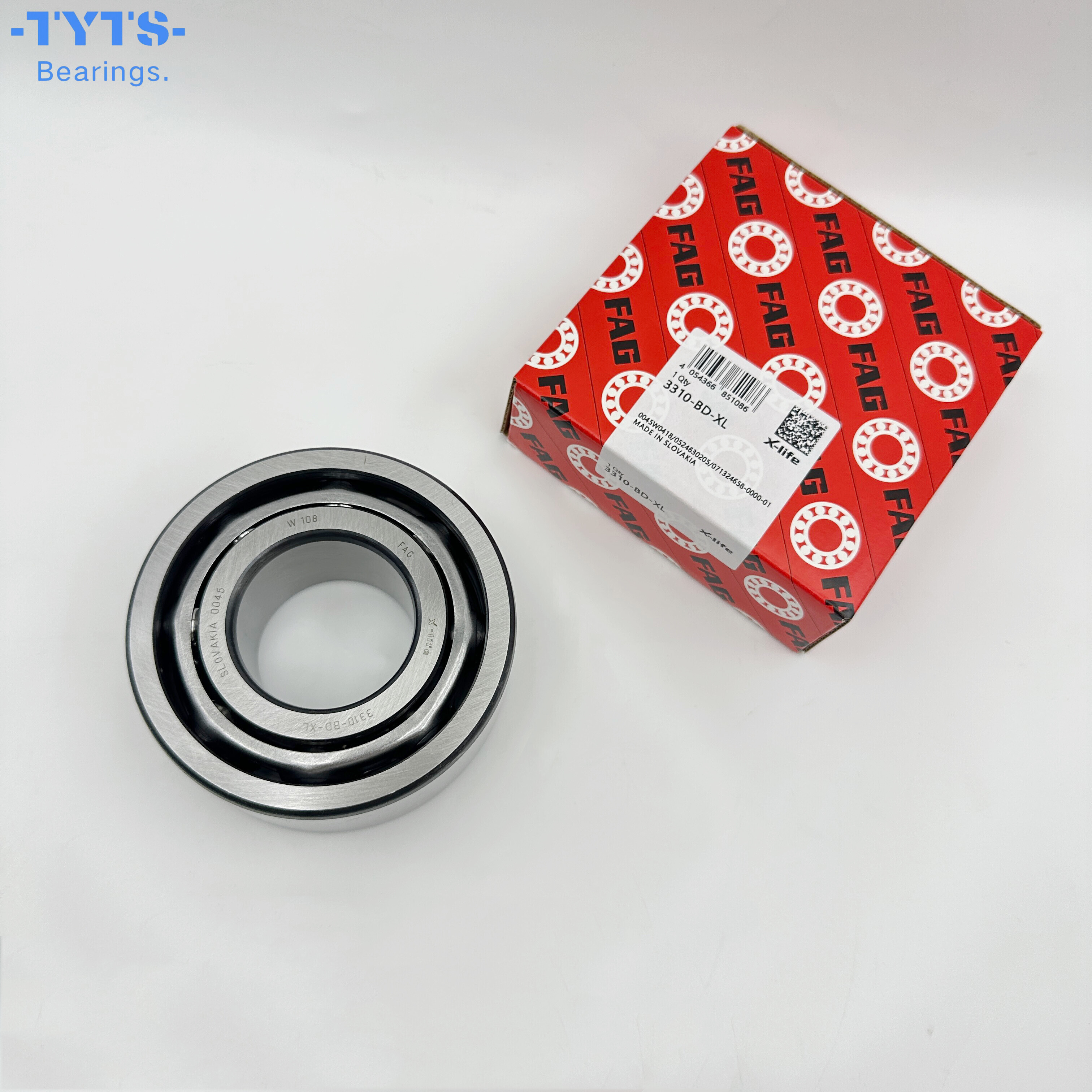 FAG Оригинальный высококачественный двухрядный радиально-упорный шарикоподшипник 3310-BD-XL