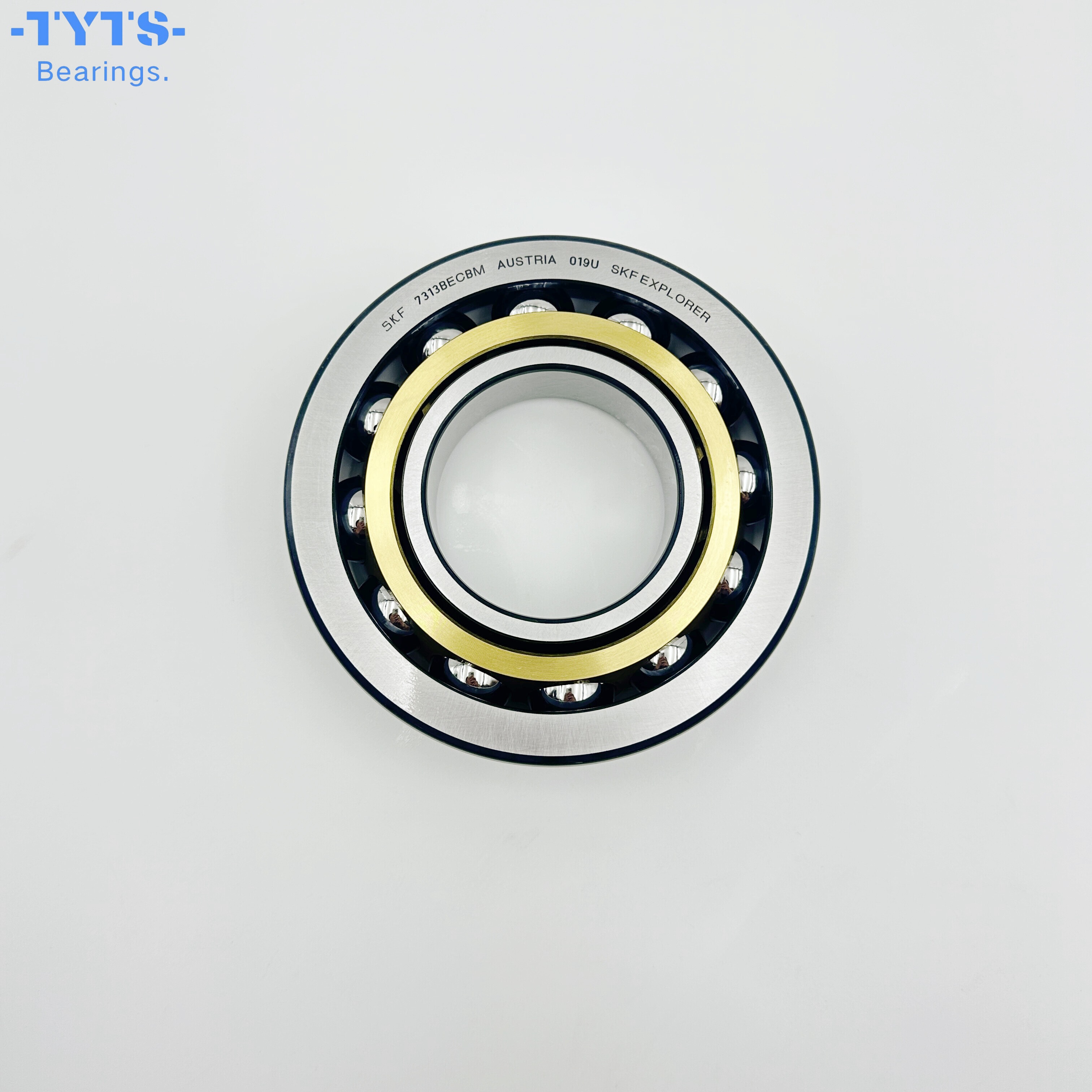 SKF оригинальный высококачественный 7313BECBM однорядный радиально-упорный шарикоподшипник