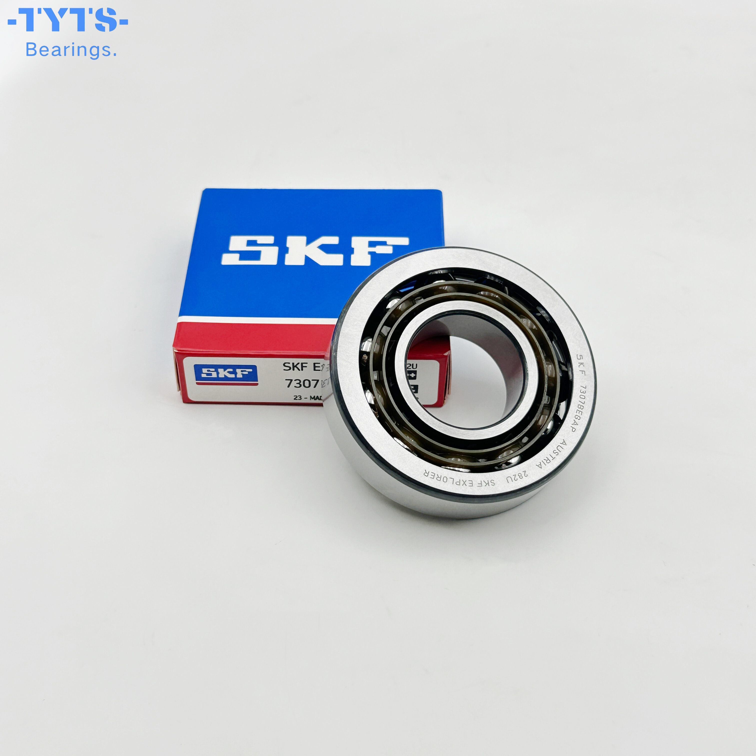SKF оригинальный высококачественный 7307BEGAP однорядный радиально-упорный шарикоподшипник